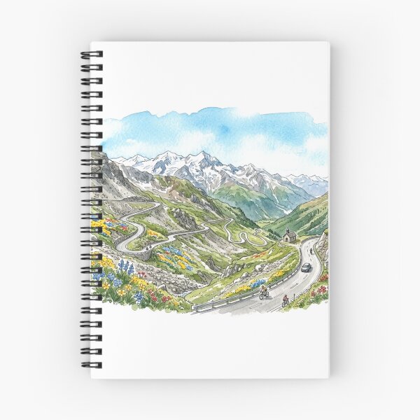 Item preview, Umbrail Pass Alpine Mountain Road Travel Sticker designed and sold by Mathias Yakubu Design.