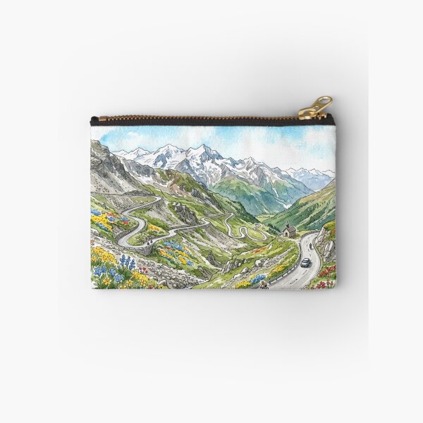 Item preview, Umbrail Pass Alpine Mountain Road Travel Sticker designed and sold by Mathias Yakubu Design.