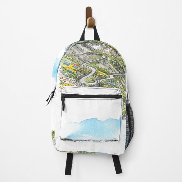 Item preview, Umbrail Pass Alpine Mountain Road Travel Sticker designed and sold by Mathias Yakubu Design.
