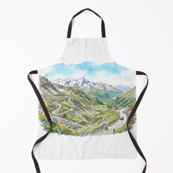 Item preview, Umbrail Pass Alpine Mountain Road Travel Sticker designed and sold by Mathias Yakubu Design.