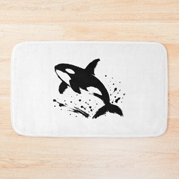 Item preview, Orca Splash — Dynamic Killer Whale Ink Art Tee designed and sold by medicalkinoko.
