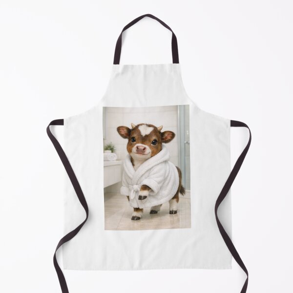 Item preview, Cozy Bathrobe Miniature Cow designed and sold by Sillytoe.