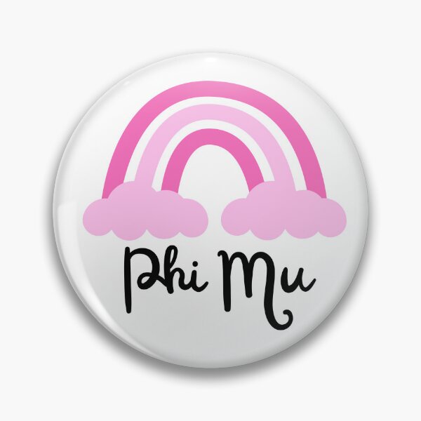 Item preview, Phi Mu Sorority Pink Monochrome Rainbow designed and sold by JaymeOctober.