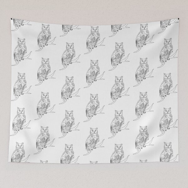 Item preview, Great Horned Owl designed and sold by CLBCreatives.