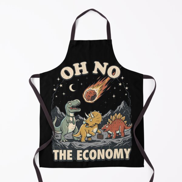 Item preview, Funny Dinosaur Meteor Oh No The Economy designed and sold by k3rstman1.