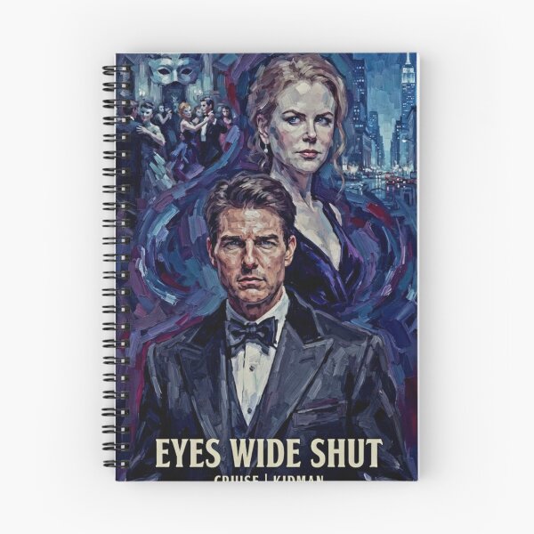 Item preview, Eyes Wide Shut Retro Neo-Noir Thriller Tribute Art Poster designed and sold by Art's Diner.