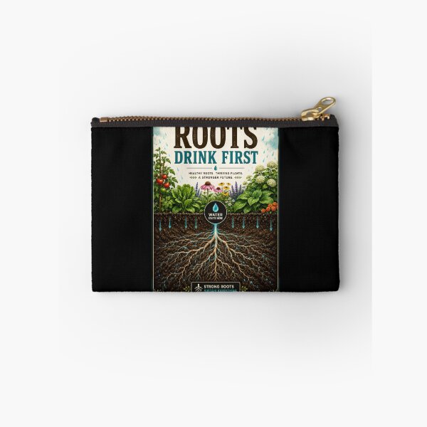 Item preview, Roots Drink First Healthy Garden Poster designed and sold by Sketchlegacy.