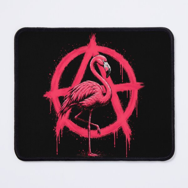 Item preview, Pink Flamingo Anarchy Graffiti Street Art designed and sold by k3rstman1.