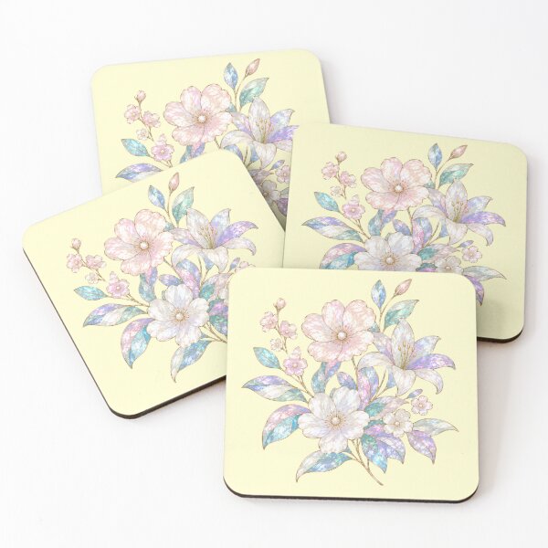 Item preview, Iridescent Pastel Floral Bouquet for Coquette Room designed and sold by bosamji.