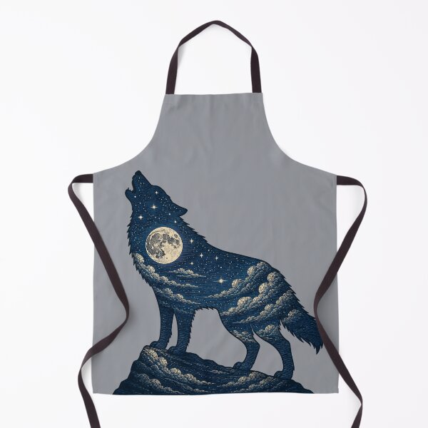 Aperçu de l'œuvre Howling Wolf - Arctic - Mountain - Wildlife créée et vendue par krewyork.