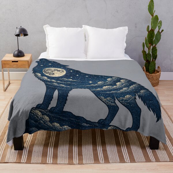 Item preview, Howling Wolf - Arctic - Mountain - Wildlife designed and sold by krewyork.