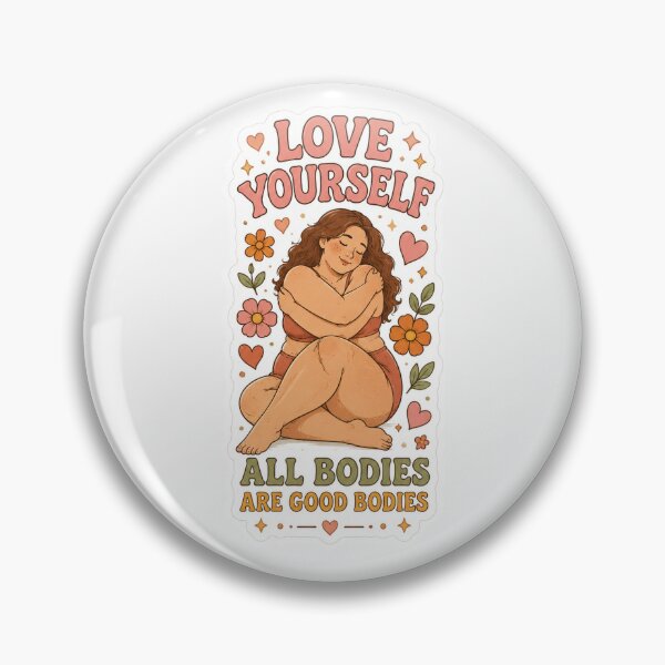 Item preview, Love Yourself Body Positive Art designed and sold by Mas que un número.