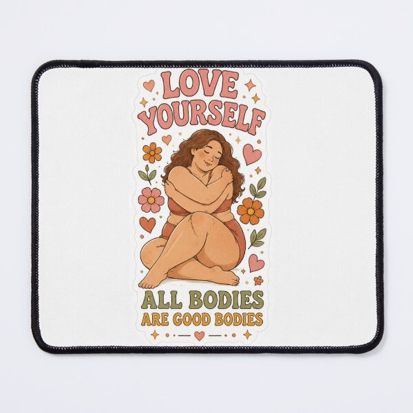 Item preview, Love Yourself Body Positive Art designed and sold by Mas que un número.