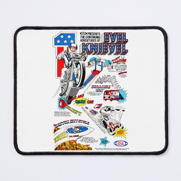 Item preview, Evel Knievel Comic Toy Advertisement designed and sold by The Retromotel.