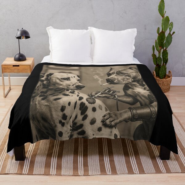 Item preview, Gritty Vintage Pitbull Tattooing Spotted Dalmatian designed and sold by k3rstman1.