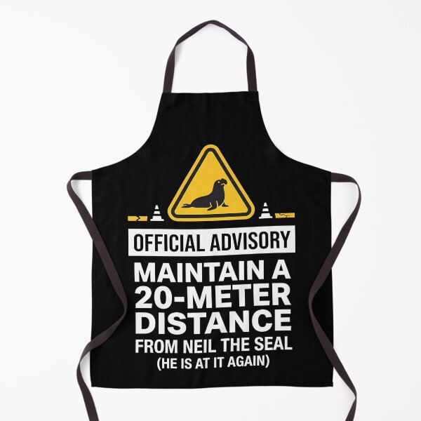 Item preview, Funny Neil The Seal Official Advisory Warning designed and sold by k3rstman1.