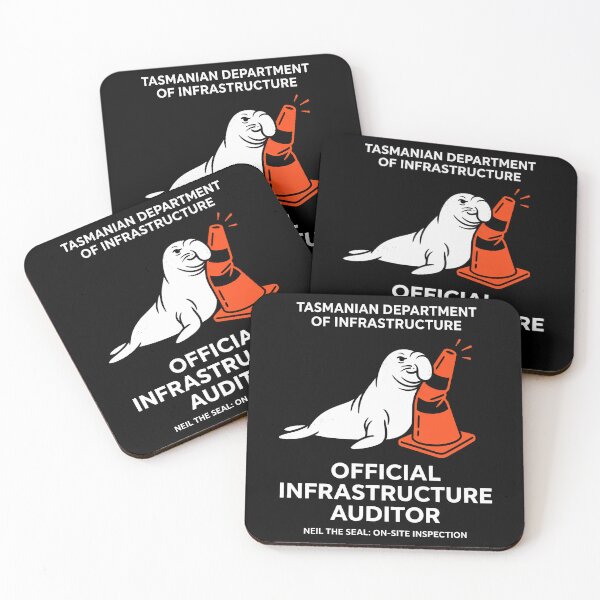 Item preview, Neil The Seal Tasmanian Infrastructure Auditor designed and sold by k3rstman1.