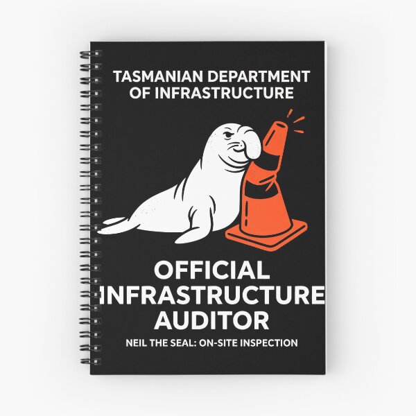 Item preview, Neil The Seal Tasmanian Infrastructure Auditor designed and sold by k3rstman1.