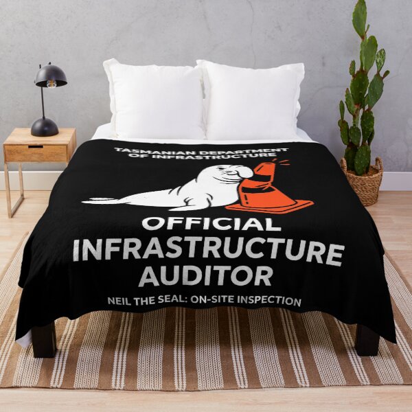 Item preview, Neil The Seal Tasmanian Infrastructure Auditor designed and sold by k3rstman1.