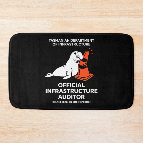 Item preview, Neil The Seal Tasmanian Infrastructure Auditor designed and sold by k3rstman1.