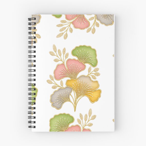 Item preview, Colorful Floral Pattern with Leaves and Flowers designed and sold by behappyandrelax.
