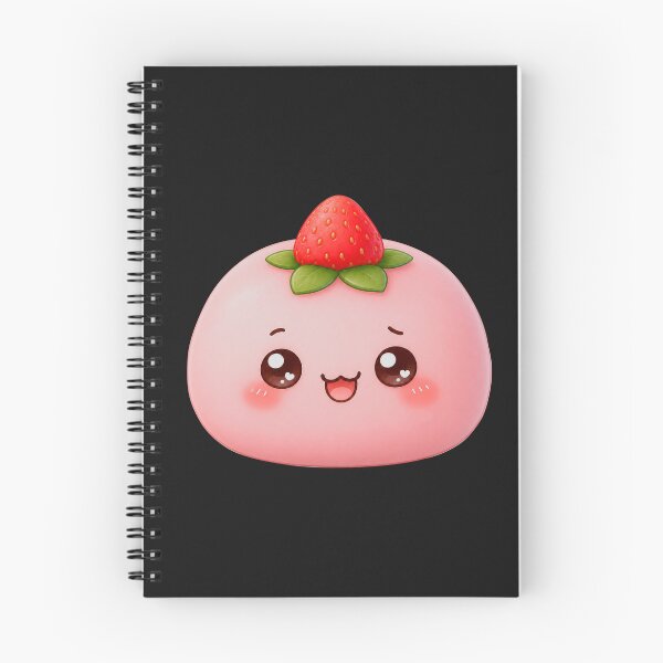 Item preview, Cute Strawberry Mochi Kawaii Character designed and sold by ImagenFusionP.