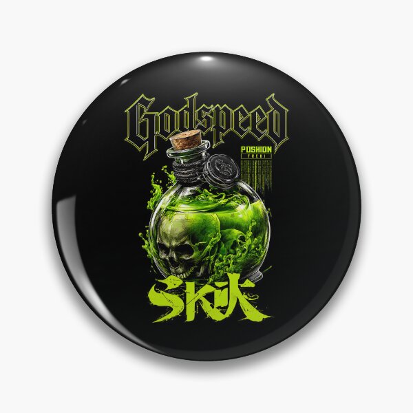 Item preview, Godspeed Skull Potion – Gótico Neon Green designed and sold by bakazel.