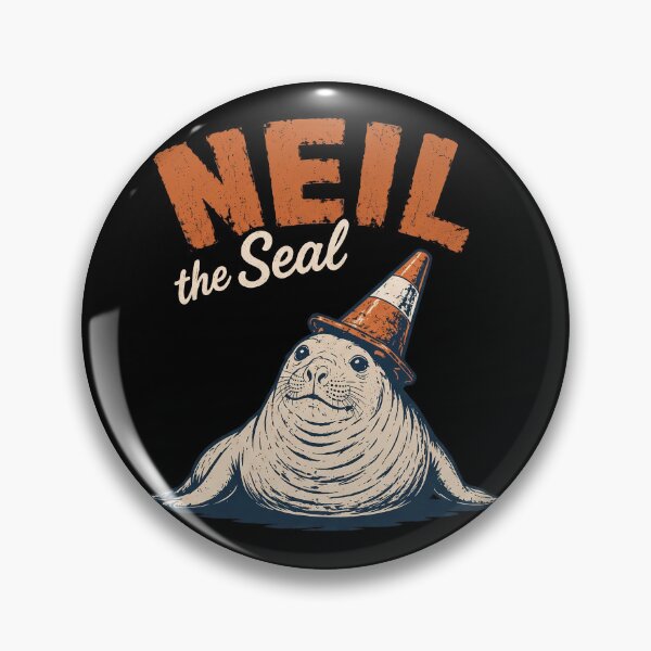 Item preview, Funny Neil The Seal Traffic Cone Meme designed and sold by k3rstman1.