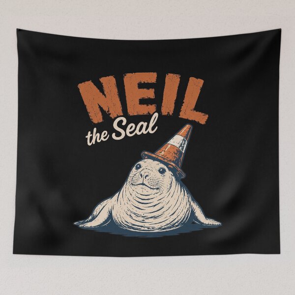 Item preview, Funny Neil The Seal Traffic Cone Meme designed and sold by k3rstman1.