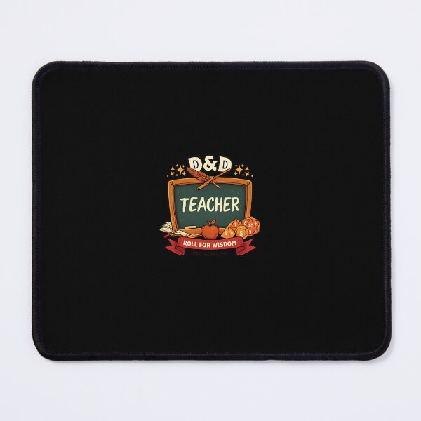 Item preview, D&D Teacher – Roll for Wisdom | Funny Dungeon Master & Teacher Gift designed and sold by Privon.