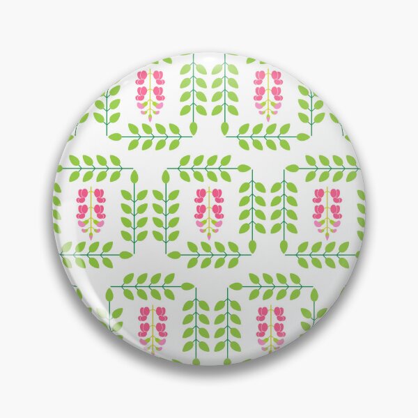 Item preview, March 28th Birth Flower Robinia Hispida Pattern designed and sold by 366birthflower.