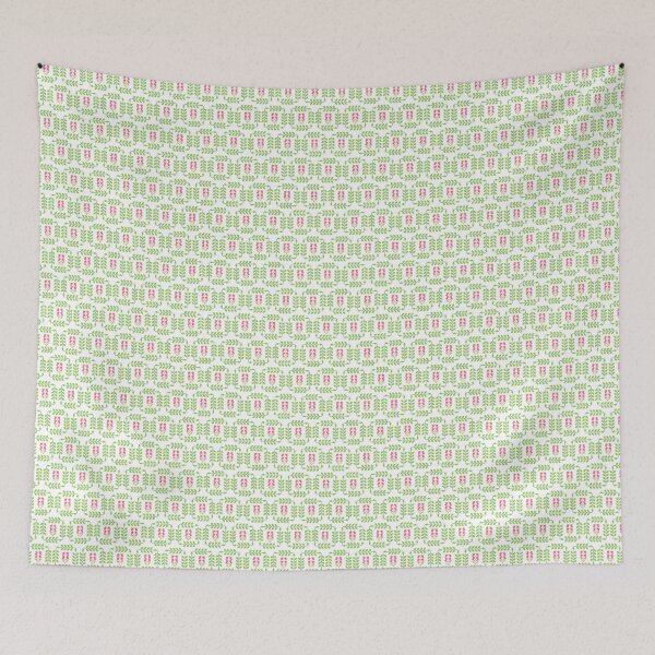 Item preview, March 28th Birth Flower Robinia Hispida Pattern designed and sold by birthflower.