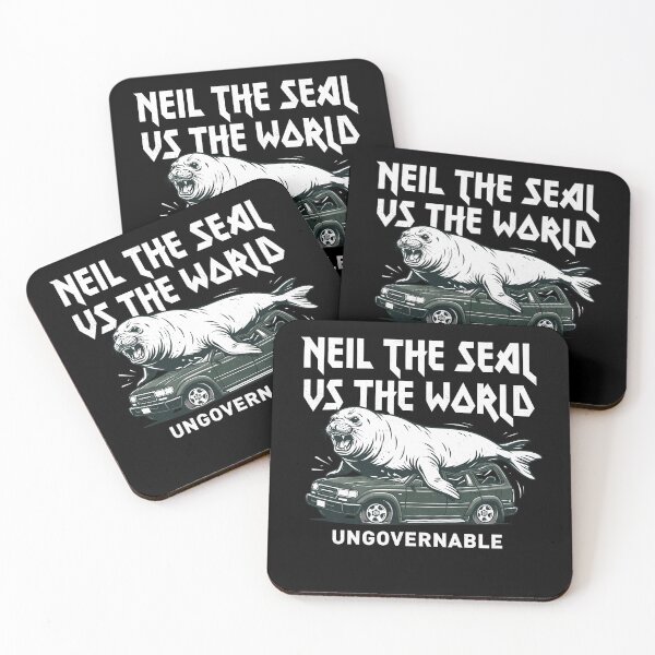 Item preview, Neil The Seal Ungovernable Southern Elephant Seal designed and sold by k3rstman1.