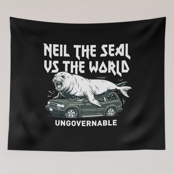 Item preview, Neil The Seal Ungovernable Southern Elephant Seal designed and sold by k3rstman1.