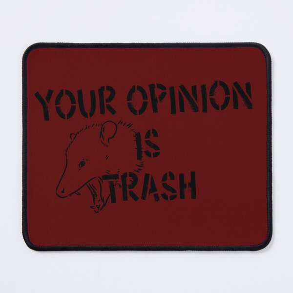 Item preview, Your Opinion Is Trash Possum Design Red designed and sold by Vileprint.