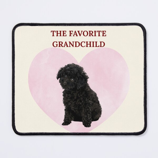 Item preview, The Favorite Grandchild Funny Poodle Grandma Gift designed and sold by chaos-and-curls.