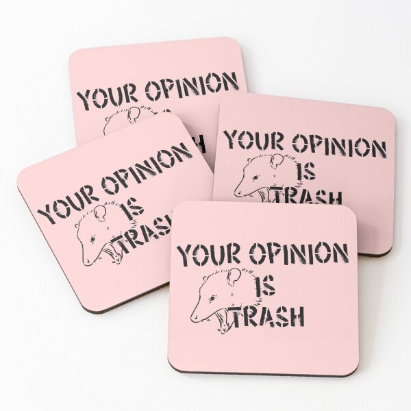 Item preview, Your Opinion Is Trash Possum Design Red designed and sold by Vileprint.