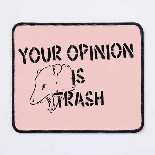 Item preview, Your Opinion Is Trash Possum Design Red designed and sold by Vileprint.