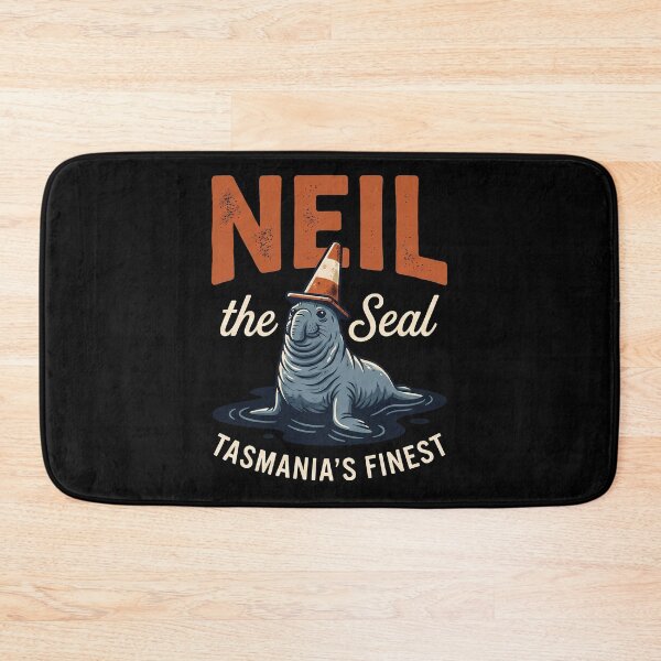 Item preview, Neil The Seal Tasmania Funny Traffic Cone designed and sold by k3rstman1.