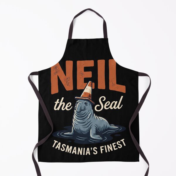 Item preview, Neil The Seal Tasmania Funny Traffic Cone designed and sold by k3rstman1.