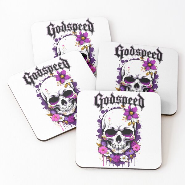 Item preview, Godspeed Floral Skull – Arte Gótico Floral designed and sold by bakazel.