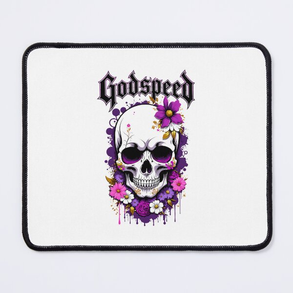 Item preview, Godspeed Floral Skull – Arte Gótico Floral designed and sold by bakazel.