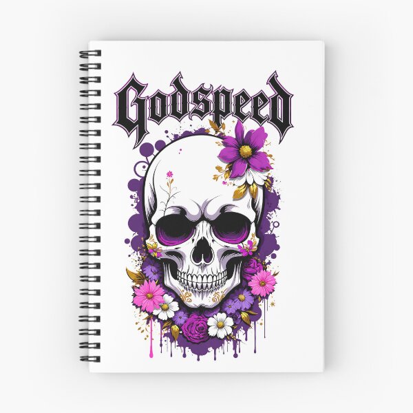 Item preview, Godspeed Floral Skull – Arte Gótico Floral designed and sold by bakazel.