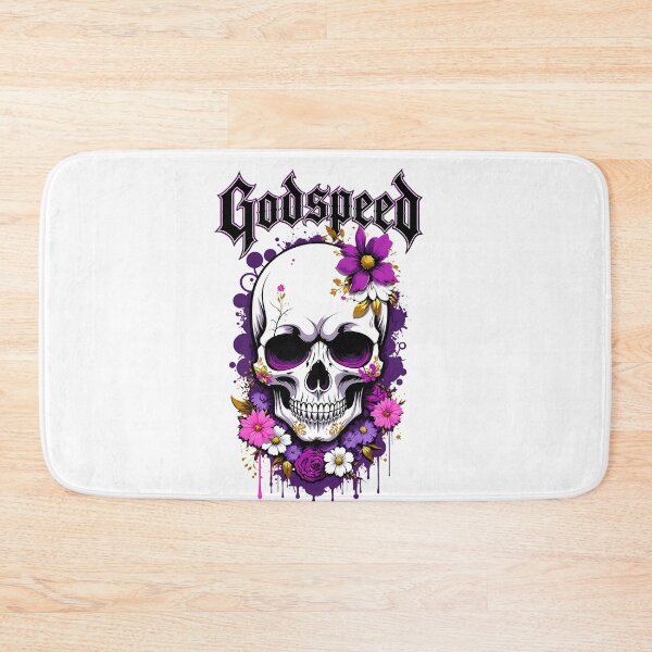 Item preview, Godspeed Floral Skull – Arte Gótico Floral designed and sold by bakazel.