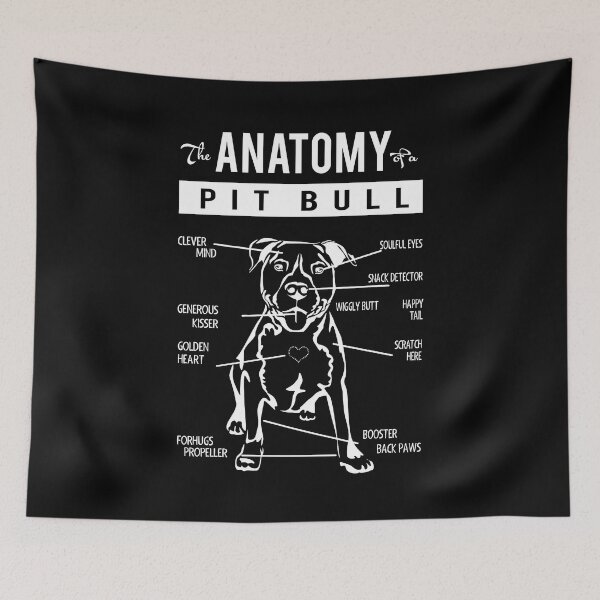 Item preview, Anatomy Of A Pitbull American Pitbull Dog Lover designed and sold by Kaysmith233.