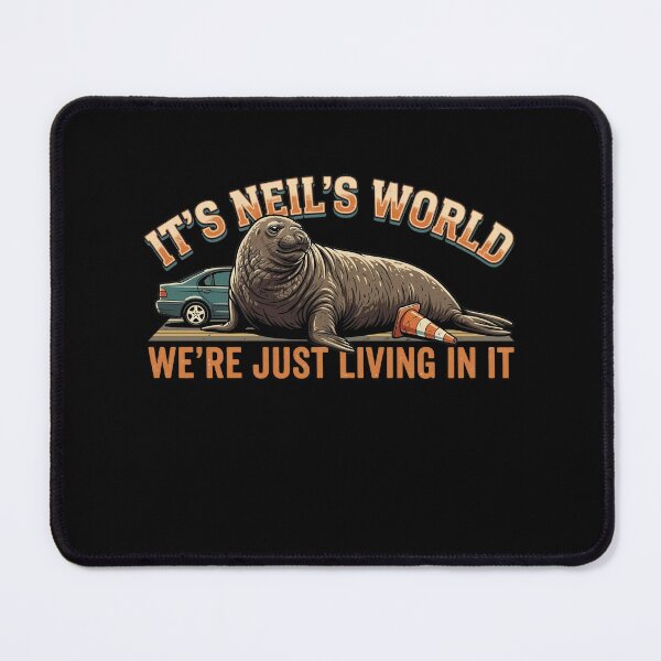 Item preview, Funny Neil The Seal Neils World Road Block designed and sold by k3rstman1.