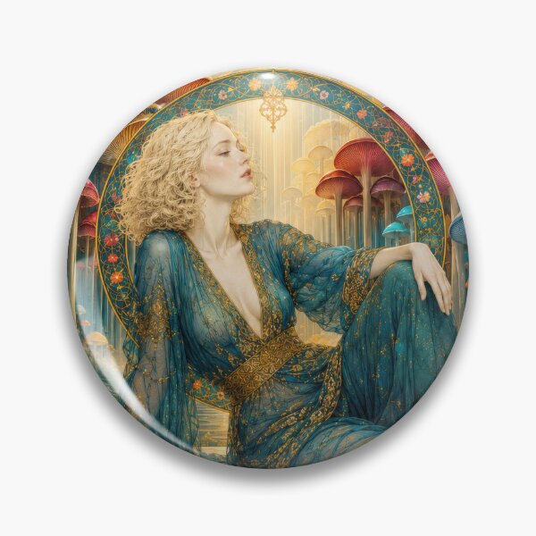 Item preview, Enchanted Forest with Mystical Woman designed and sold by Andy Gambino Art.