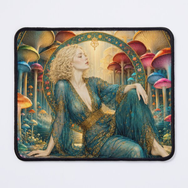 Item preview, Enchanted Forest with Mystical Woman designed and sold by Andy Gambino Art.