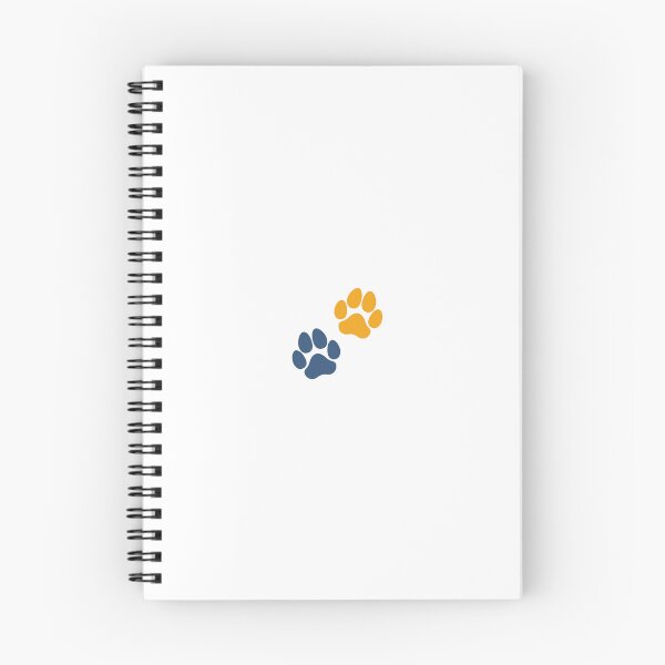 Item preview, Yellow and Navy Paw Prints designed and sold by feliciap17.