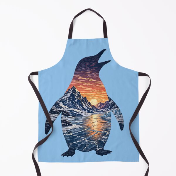 Aperçu de l'œuvre Penguin - Arctic - Mountain - Wildlife créée et vendue par krewyork.